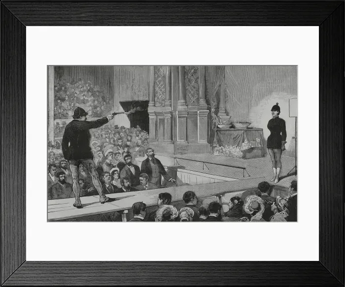 Framed Print : Spain, Madrid. Circo Price: The American shooter Mr. Paine Framed Print : Spain, Madrid. Circo Price: The American shooter Mr. Paine