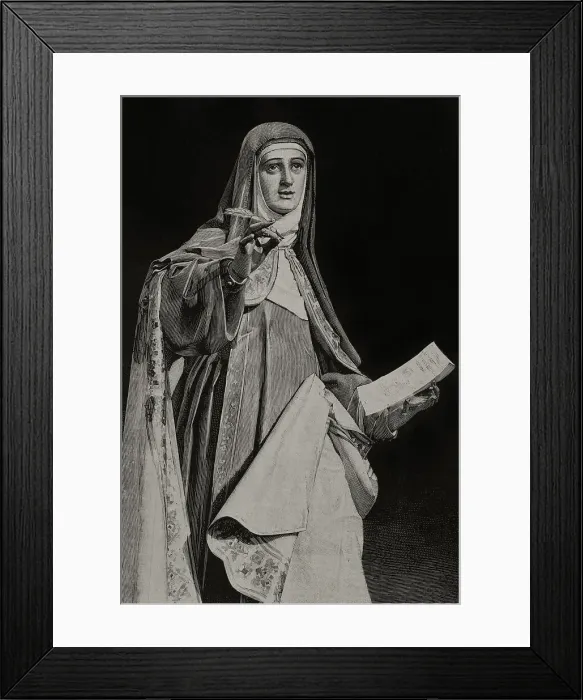 Framed Print : Saint Teresa of Jesus (1515-1682) Framed Print : Saint Teresa of Jesus (1515-1682)