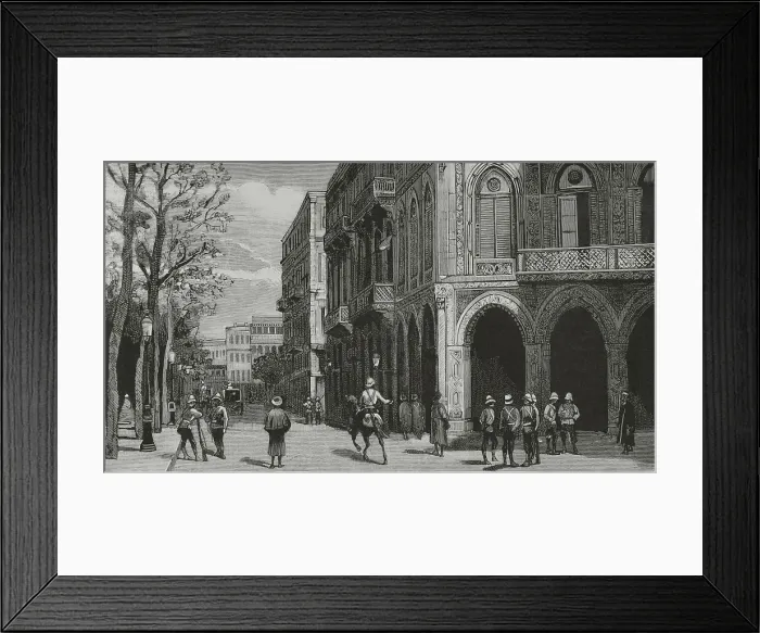 Framed Print : Egypt. Occupation of Cairo by the English Framed Print : Egypt. Occupation of Cairo by the English