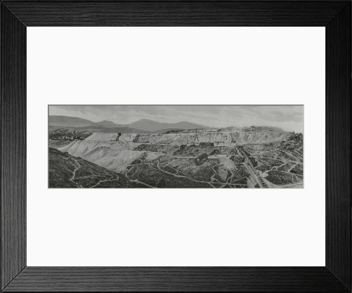 Framed Print : Spain. Biscayan mining industry. Somorrostro Framed Print : Spain. Biscayan mining industry. Somorrostro
