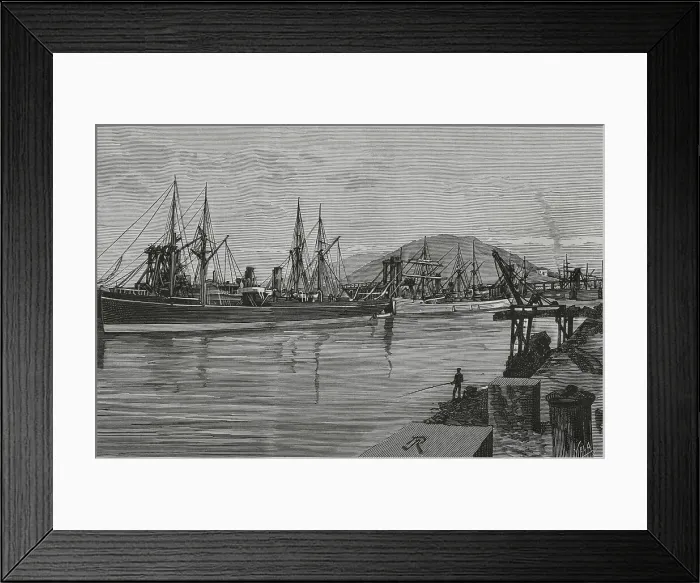 Framed Print : Spain, Basque Country. Biscayan mining industry Framed Print : Spain, Basque Country. Biscayan mining industry