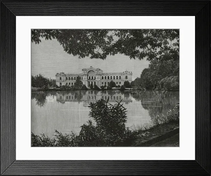 Framed Print : Chile, Santiago de Chile - Exhibition Palace Framed Print : Chile, Santiago de Chile - Exhibition Palace