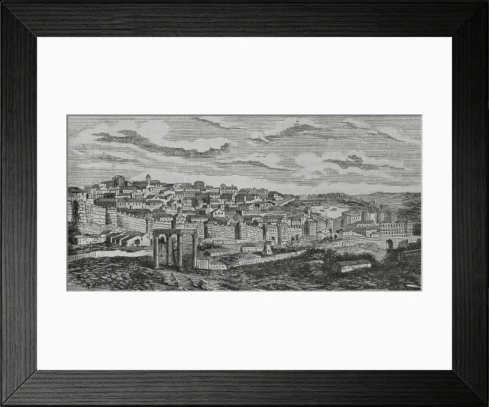 Framed Print : Spain, Avila. General view of the city Framed Print : Spain, Avila. General view of the city