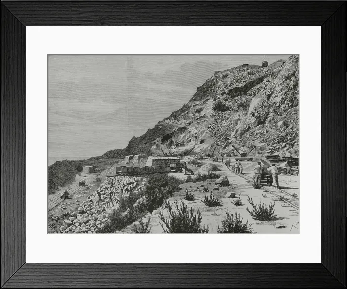 Framed Print : Spain, Catalonia, Barcelona. Quarry of Esparo Framed Print : Spain, Catalonia, Barcelona. Quarry of Esparo