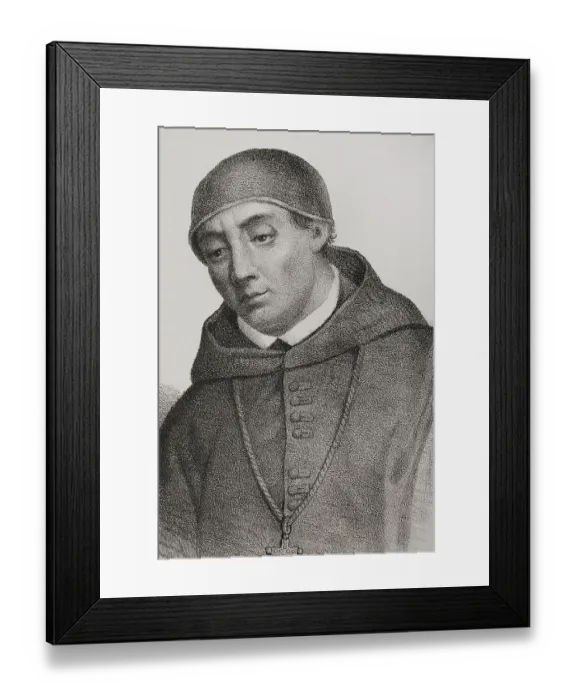 Framed Print : Alfonso Fernandez de Madrigal (1410-1455) Framed Print : Alfonso Fernandez de Madrigal (1410-1455)