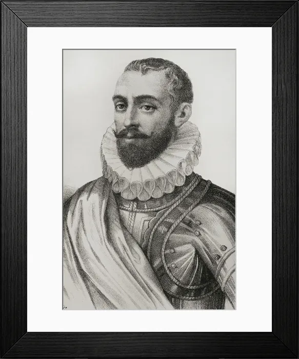 Framed Print : Sancho Davila y Daza (1523-1583) Framed Print : Sancho Davila y Daza (1523-1583)