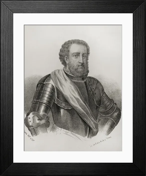 Framed Print : Rodrigo Diaz de Vivar - El Cid Campeador (c. 1043-1099) Framed Print : Rodrigo Diaz de Vivar - El Cid Campeador (c. 1043-1099)