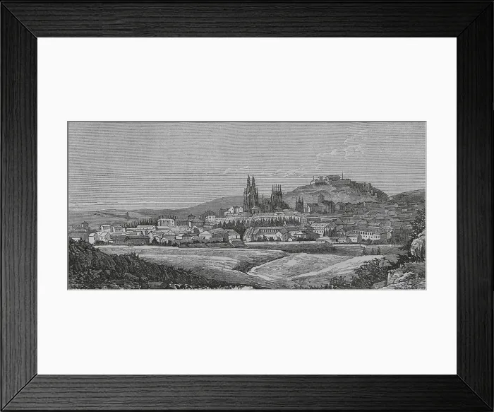 Framed Print : Spain, Burgos. Panorama of the city Framed Print : Spain, Burgos. Panorama of the city