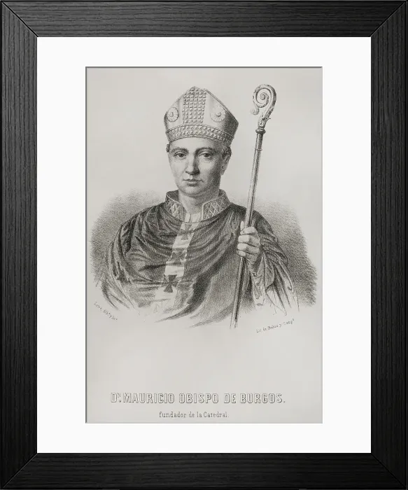 Framed Print : Don Mauricio - Jurist and ecclesiastic, bishop of Burgos Framed Print : Don Mauricio - Jurist and ecclesiastic, bishop of Burgos