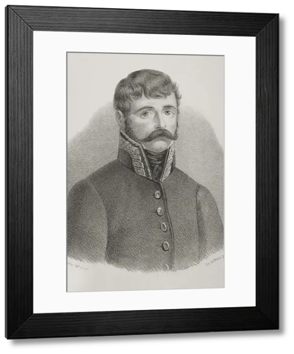 Framed Print : Juan Martin Diez, known as El Empecinado Framed Print : Juan Martin Diez, known as El Empecinado