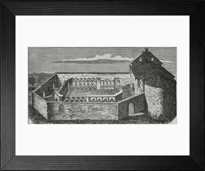 Framed Print : Spain, Soria. Cloister of San Juan de Duero Framed Print : Spain, Soria. Cloister of San Juan de Duero