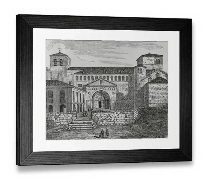 Framed Print : Santillana del Mar. Collegiate Church of Santa Juliana Framed Print : Santillana del Mar. Collegiate Church of Santa Juliana