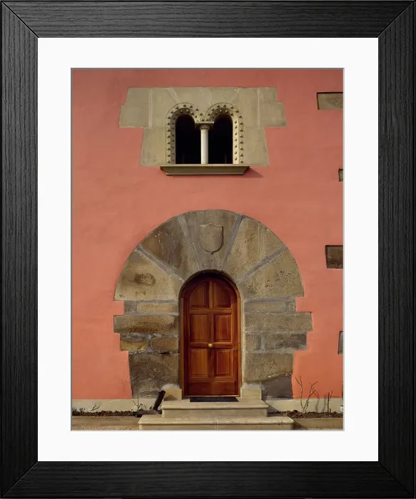 Framed Print : Tower house Susunaga. 14th century, renoved in 16th century Framed Print : Tower house Susunaga. 14th century, renoved in 16th century