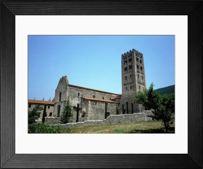 Framed Print : France. Occitanie Region. The Abbey of Saint-Michel de Cuxa Framed Print : France. Occitanie Region. The Abbey of Saint-Michel de Cuxa
