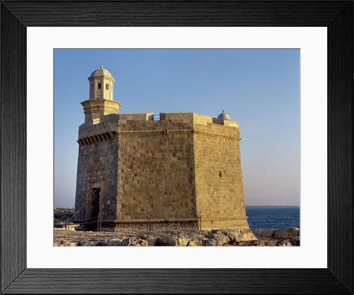 Framed Print : Balearic Islands, Menorca, Ciutadella. Sant Nicolau Castle Framed Print : Balearic Islands, Menorca, Ciutadella. Sant Nicolau Castle