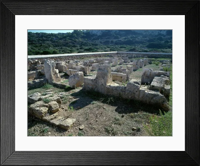 Framed Print : Balearic Islands, Menorca, Alaior. Paleochristian Basilica Framed Print : Balearic Islands, Menorca, Alaior. Paleochristian Basilica