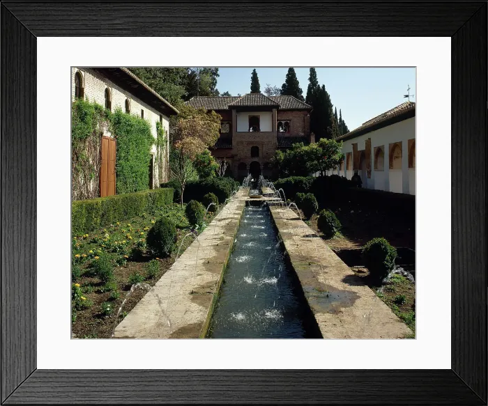 Framed Print : Spain, Andalusia, Granada. The Generalife Framed Print : Spain, Andalusia, Granada. The Generalife
