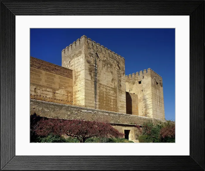 Framed Print : Spain, Andalusia, Granada. The Alhambra. The Alcazaba Framed Print : Spain, Andalusia, Granada. The Alhambra. The Alcazaba