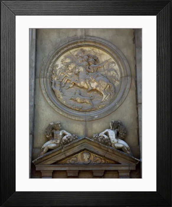 Framed Print : Spain, Andalusia, Granada. Charles V Palace Framed Print : Spain, Andalusia, Granada. Charles V Palace