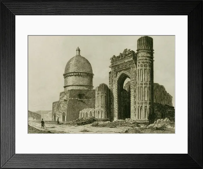 Framed Print : Persia. Soltaniyeh, Zanjan Province Framed Print : Persia. Soltaniyeh, Zanjan Province