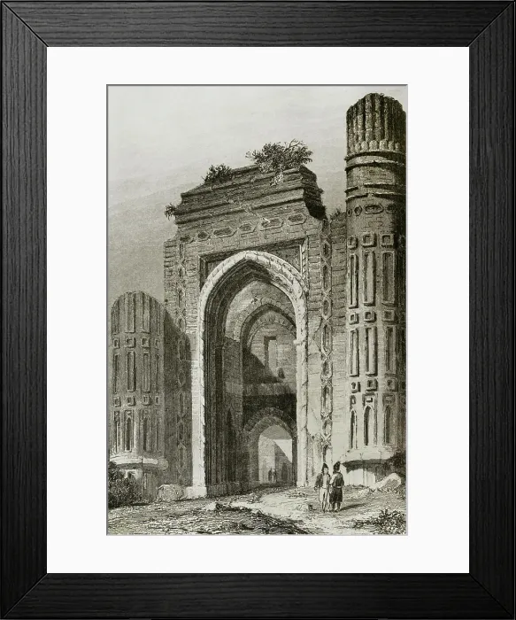 Framed Print : Persia. Soltaniyeh, Zanjan Province Framed Print : Persia. Soltaniyeh, Zanjan Province
