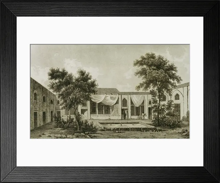 Framed Print : Persia, Tehran. Palace of the British envoy Framed Print : Persia, Tehran. Palace of the British envoy