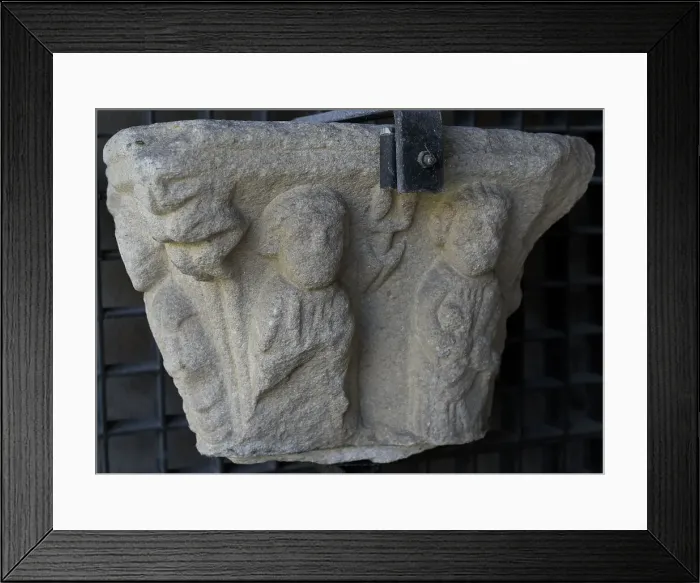 Framed Print : Capital showing six apostles Framed Print : Capital showing six apostles