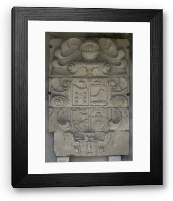 Framed Print : Coat of arms, Somoza, Patino, Vilardefrancos, Romero