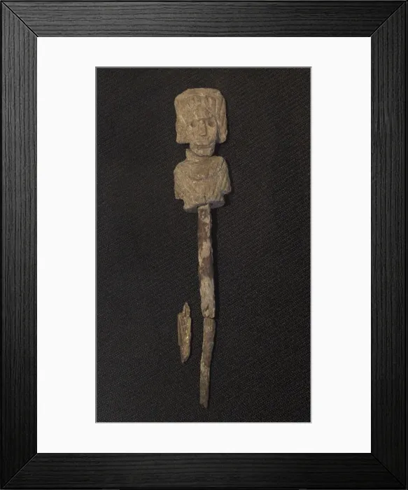 Framed Print : Roman needle for hair (Acus crinalis) from Tower of Hercules Framed Print : Roman needle for hair (Acus crinalis) from Tower of Hercules