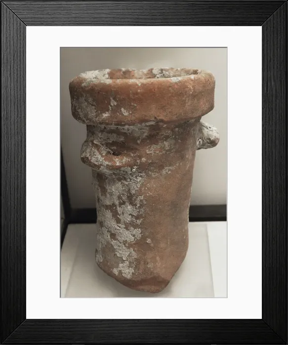 Framed Print : Mouth and neck fragment of Dressel 1B amphora Framed Print : Mouth and neck fragment of Dressel 1B amphora