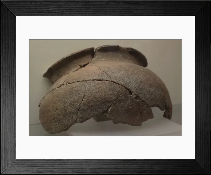Framed Print : Native pottery without decoration. 2nd-1st centuries BC Framed Print : Native pottery without decoration. 2nd-1st centuries BC