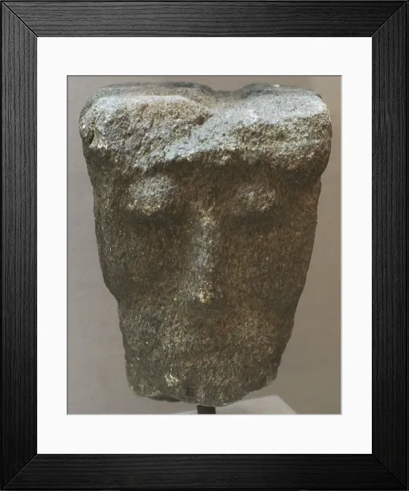 Framed Print : Celtic Hermes. Quadriface. From Pontedeume, Galicia, Spain Framed Print : Celtic Hermes. Quadriface. From Pontedeume, Galicia, Spain