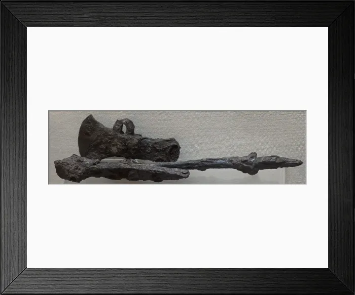 Framed Print : Knife, axe and spearheads. 3rd-2nd centuries BC, Spain Framed Print : Knife, axe and spearheads. 3rd-2nd centuries BC, Spain
