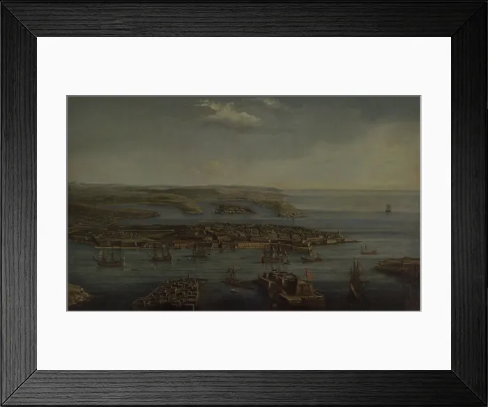 Framed Print : View of Valletta, the Grand and Marsamxett Harbours Framed Print : View of Valletta, the Grand and Marsamxett Harbours