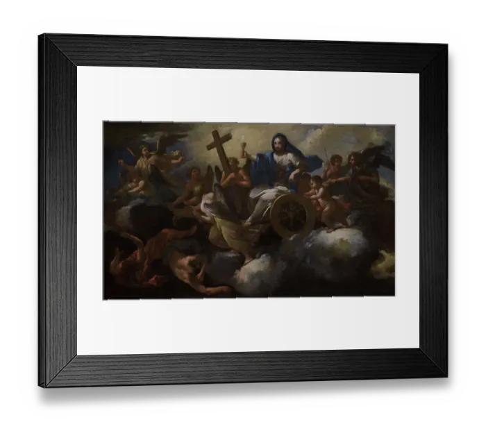 Framed Print : Allegory of Faith or Triumph of Faith, by Giovanni Odazzi Framed Print : Allegory of Faith or Triumph of Faith, by Giovanni Odazzi