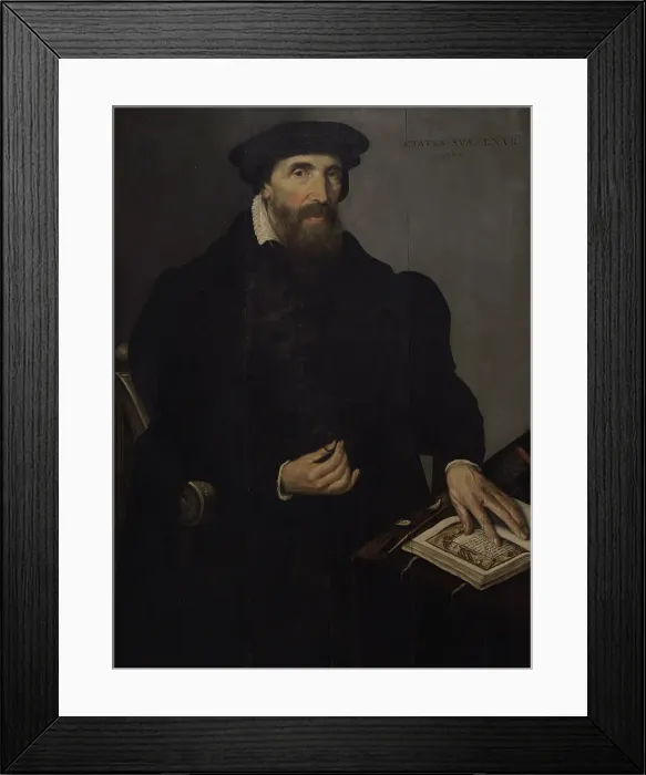 Framed Print : Giulio Clovio (1498-1578) by Willem Key (ca.1515-1568) Framed Print : Giulio Clovio (1498-1578) by Willem Key (ca.1515-1568)