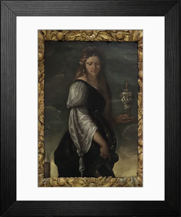 Framed Print : Saint Mary Magdalene. Painting by Domenico Carpinione Framed Print : Saint Mary Magdalene. Painting by Domenico Carpinione