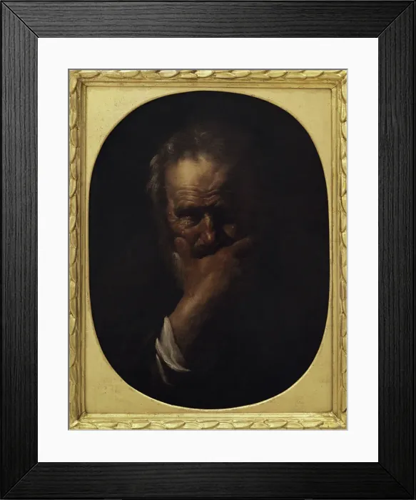 Framed Print : Heraclitus the Philosopher, ca.1618, by David de Haen Framed Print : Heraclitus the Philosopher, ca.1618, by David de Haen