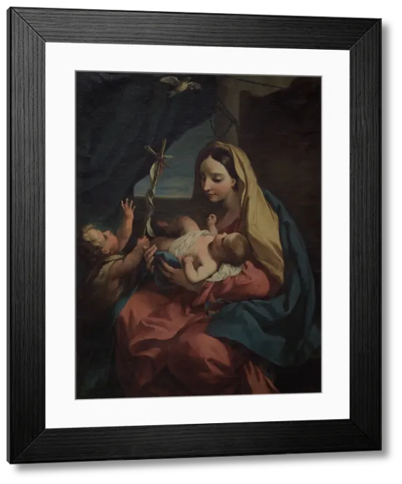 Framed Print : Madonna and Child with infant Saint John by Carlo Maratta Framed Print : Madonna and Child with infant Saint John by Carlo Maratta