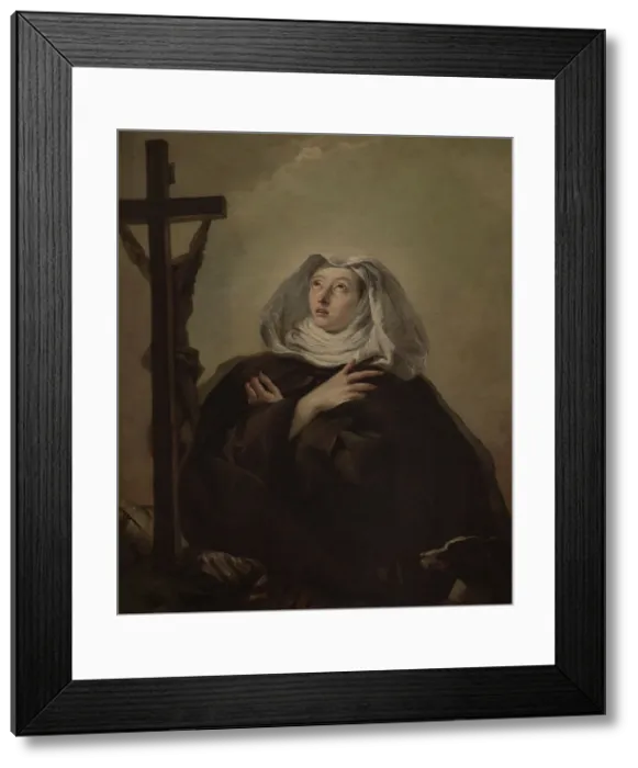 Framed Print : Saint Margaret of Cortona (1247-1297) Framed Print : Saint Margaret of Cortona (1247-1297)