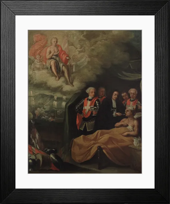 Framed Print : Allegory of the Order of St John by Circle of Antoine Favray Framed Print : Allegory of the Order of St John by Circle of Antoine Favray