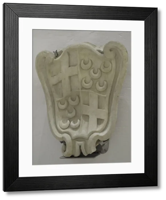 Framed Print : Coat of Arms of Grand Master of the Order of Saint John Framed Print : Coat of Arms of Grand Master of the Order of Saint John