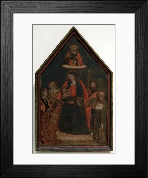 Framed Print : Holy conversation by Domenico di Michelino (1417-1491) Framed Print : Holy conversation by Domenico di Michelino (1417-1491)