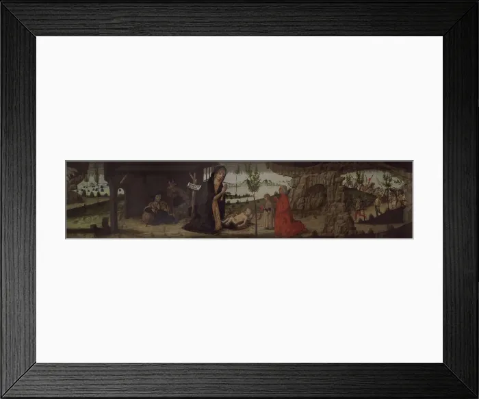 Framed Print : The Nativity with other scenes by Master Alberto Framed Print : The Nativity with other scenes by Master Alberto