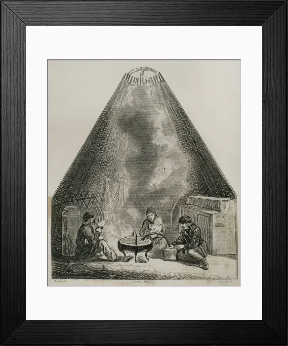 Framed Print : The Kalmyks. Mongol subgroup in Russia. Inside yurt Framed Print : The Kalmyks. Mongol subgroup in Russia. Inside yurt