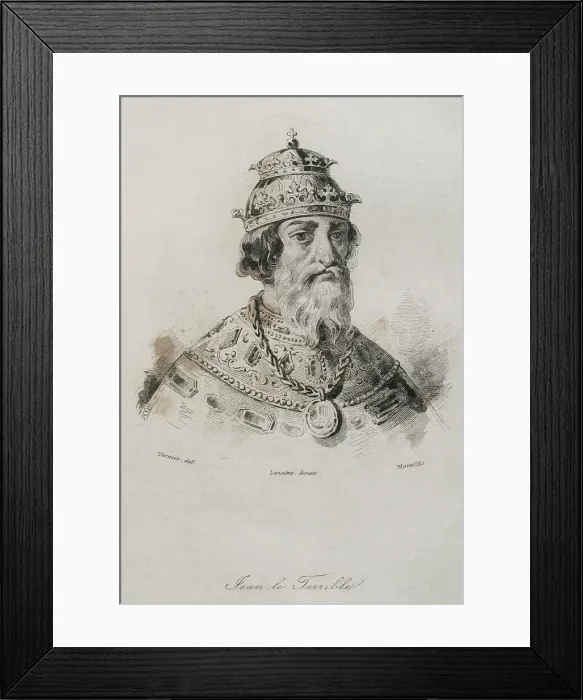 Framed Print : Ivan IV Vasilyevich (1530-1584), known as Ivan the Terrible Framed Print : Ivan IV Vasilyevich (1530-1584), known as Ivan the Terrible