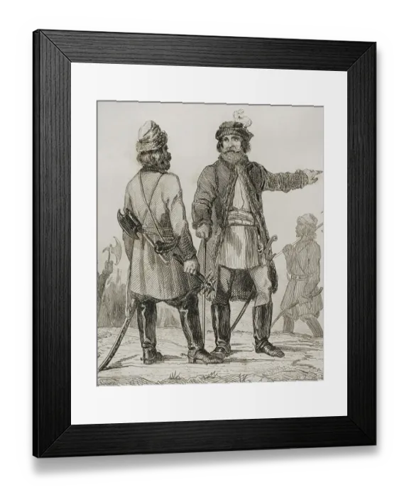 Framed Print : Russia. Streltsy. Muscovite infantry corps Framed Print : Russia. Streltsy. Muscovite infantry corps
