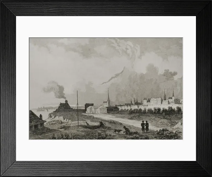 Framed Print : Russian period. Revel (currently Tallinn, Estonia) Framed Print : Russian period. Revel (currently Tallinn, Estonia)