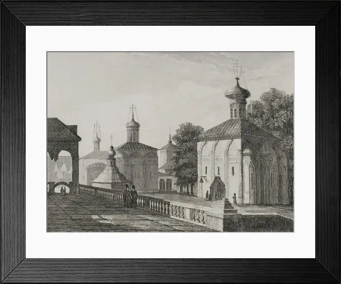 Framed Print : Trinity Monastery. Interior view. Russian Orthodox Church Framed Print : Trinity Monastery. Interior view. Russian Orthodox Church