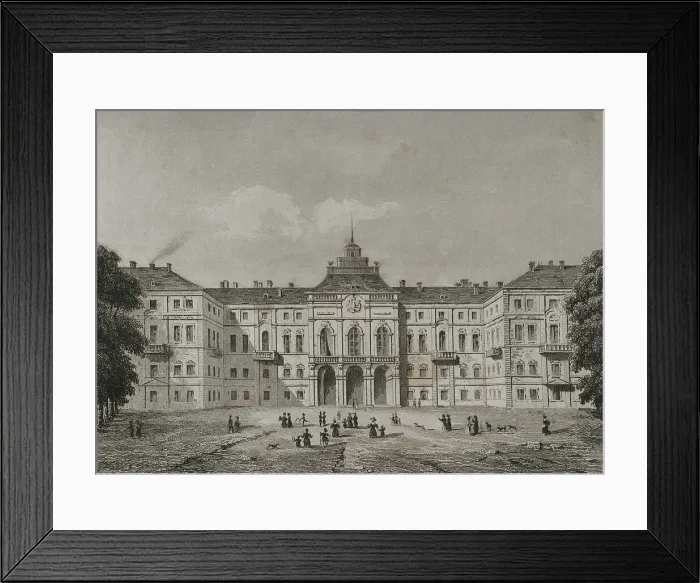 Framed Print : Russia, Strelna. Konstantin Palace. Engraving, 19th century Framed Print : Russia, Strelna. Konstantin Palace. Engraving, 19th century